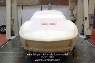 Illustration for article titled N2A Stinger Mates Retro Style To Modern Corvette Chassis
